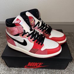 Jordan 1 Spider Man Spider Verse Size 10