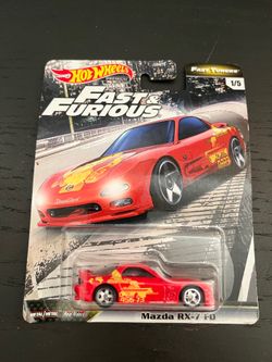 Hotwheels Premium Mazda Rx -7 F&F
