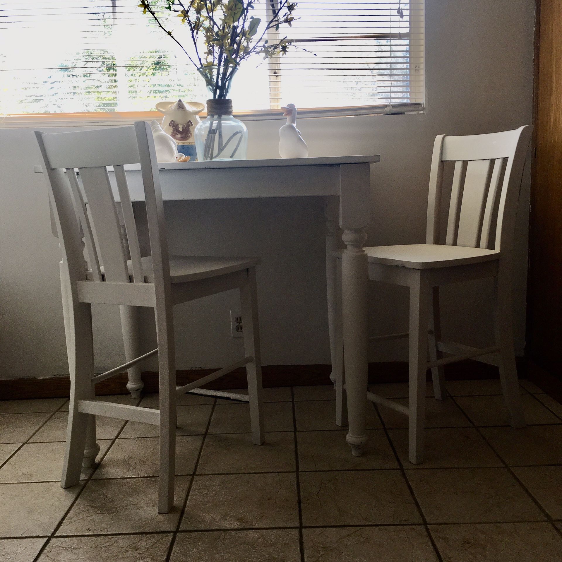 Farmhouse table and chairs