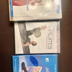 DVDs Pilates, Yoga, Dynamic Body Makeover