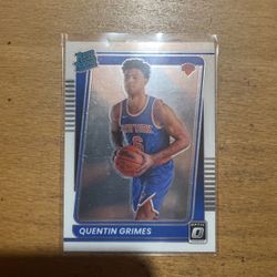 2022 OPTIC QUENTIN GRIMES RATED ROOKIE 