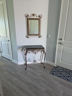 Table & Matching Mirror