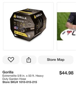 Gorilla Extremelite 5/8 in. × 50 ft. Heavy Duty Garden