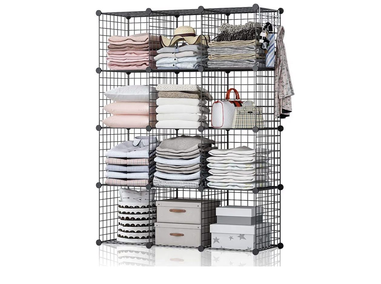Yoozo 12 Cube Closet Storage With Doors