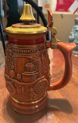 Vintage 1989 Avon “Tribute to American Firefighters Stein