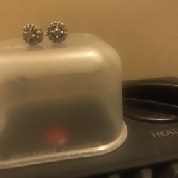 Two Diamond Earrings