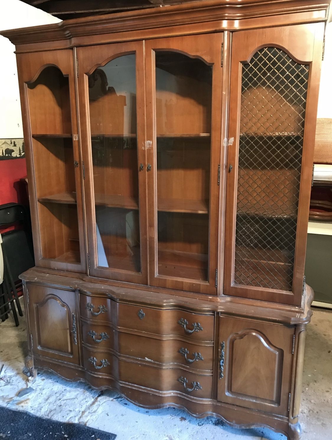 Wooden China Cabinet 