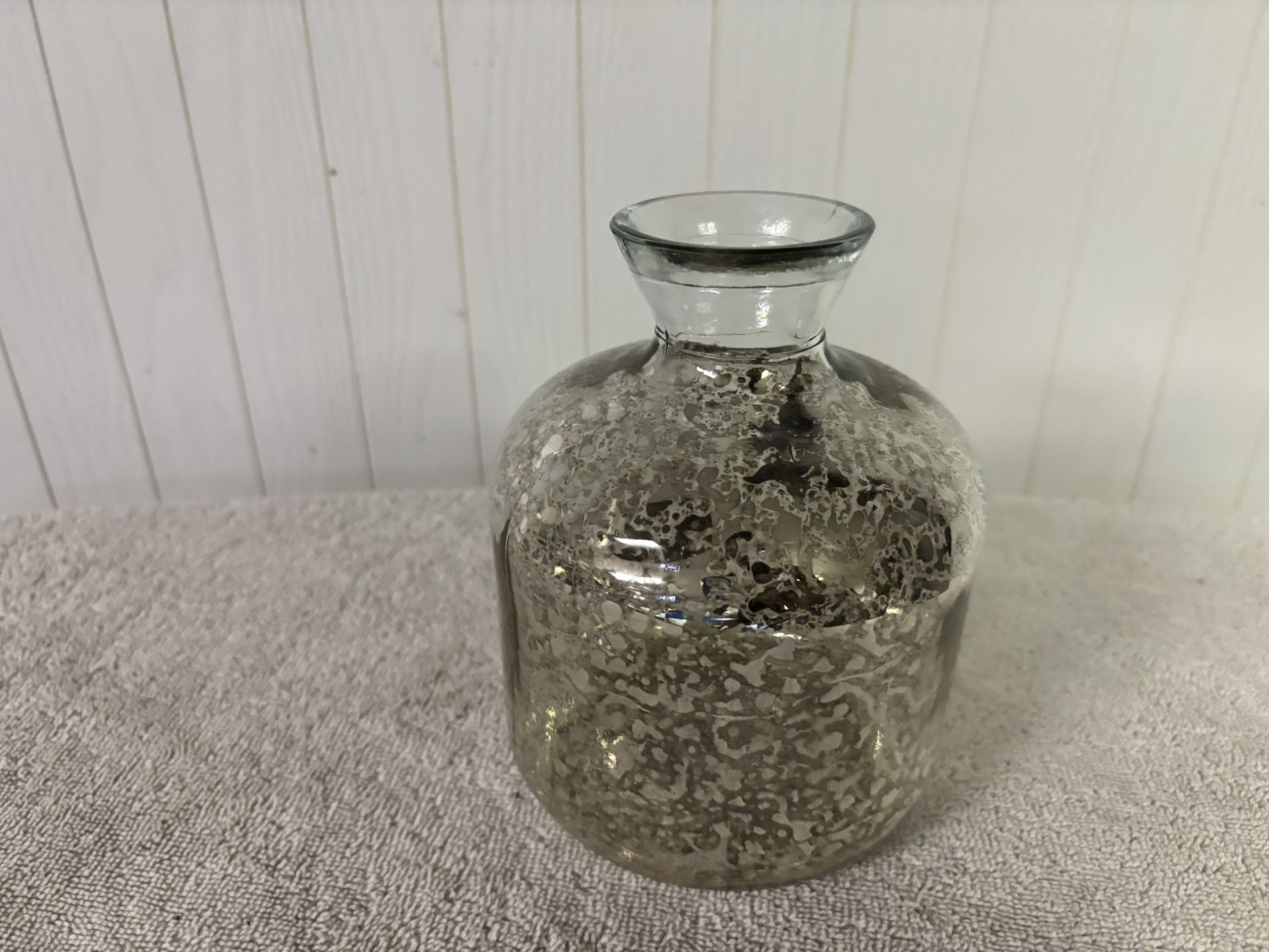 Silver Mercury Bud Vase