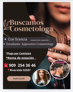 Se Busca  cosmetologa con experiecia📌📍