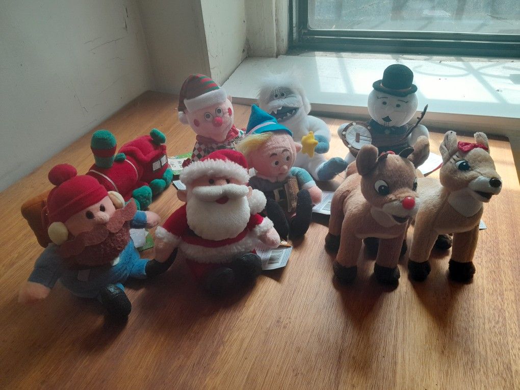 Rudolph The Red Nosed Reindeer Island Of Misfit Toys CVS Plushies Lot Of 10: Vintage 1998