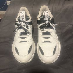 Puma RS-X white and black trainers