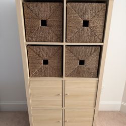 IKEA Kallax Shelf Unit with Baskets 