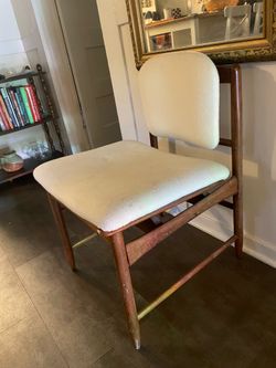 Mid-century modern wooden dining chair