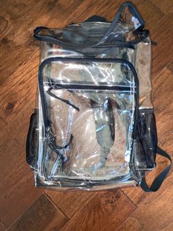 New Large Clear Backpack