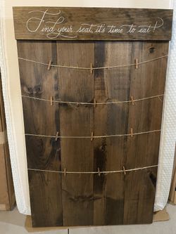 Wedding Sign For Seating