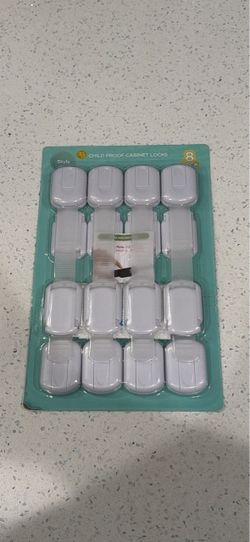 8 Pack Child Proof Cabinet Locks