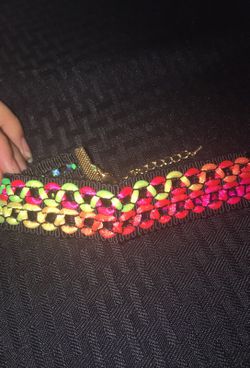neon choker