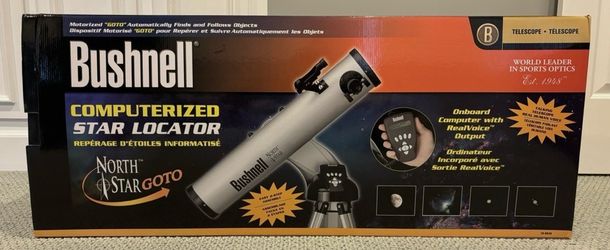 Bushnell North Star Computerized Star Locator Telescope #78-8846