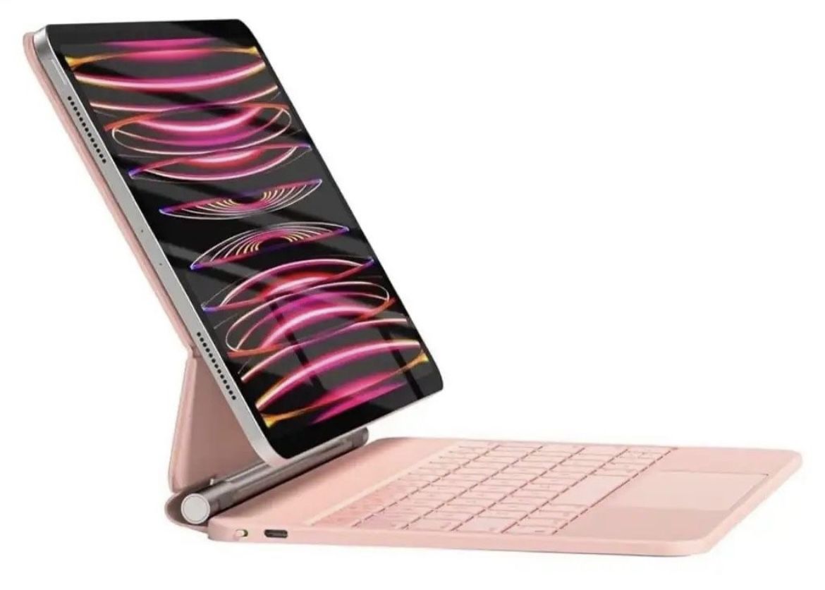 New Pink HOU slim keyboard case for Ipad Pro, Air, etc 11 inch