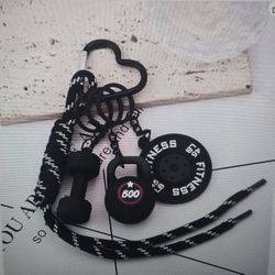 Gym Bag Charm Keychain 