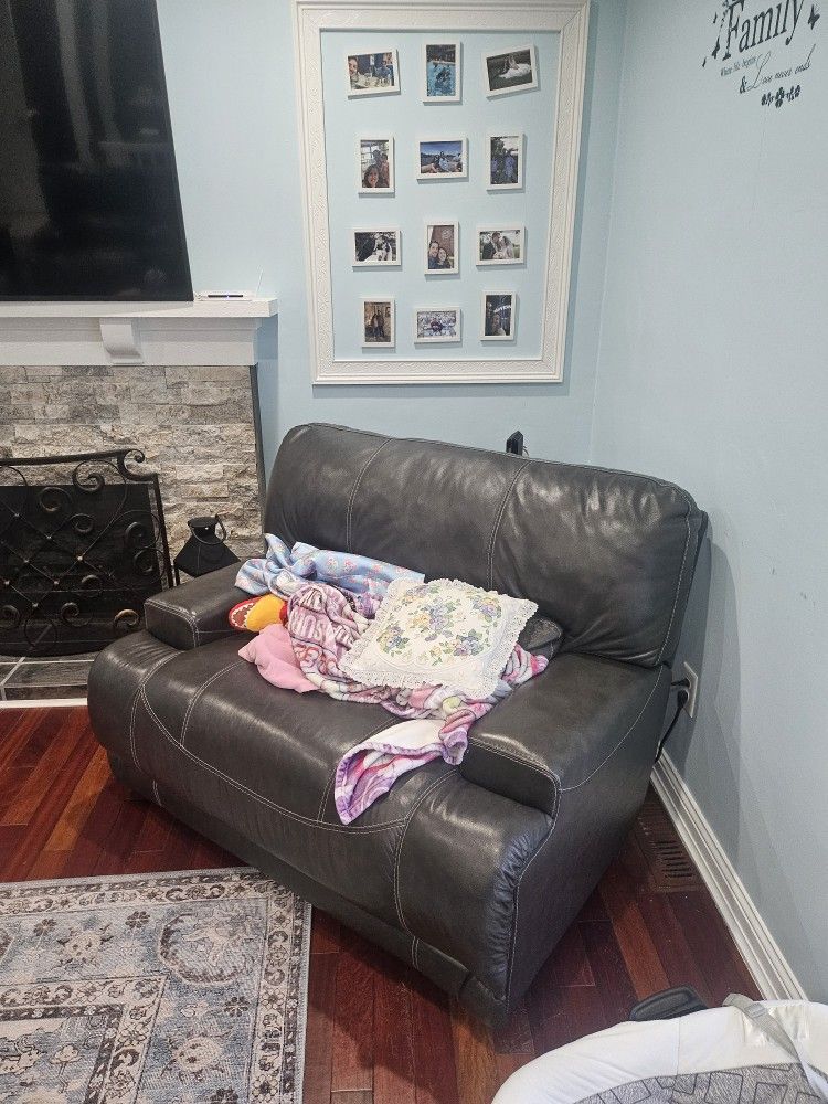 Leather 3 Piece Sofa