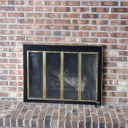 Fireplace glass door 38x29