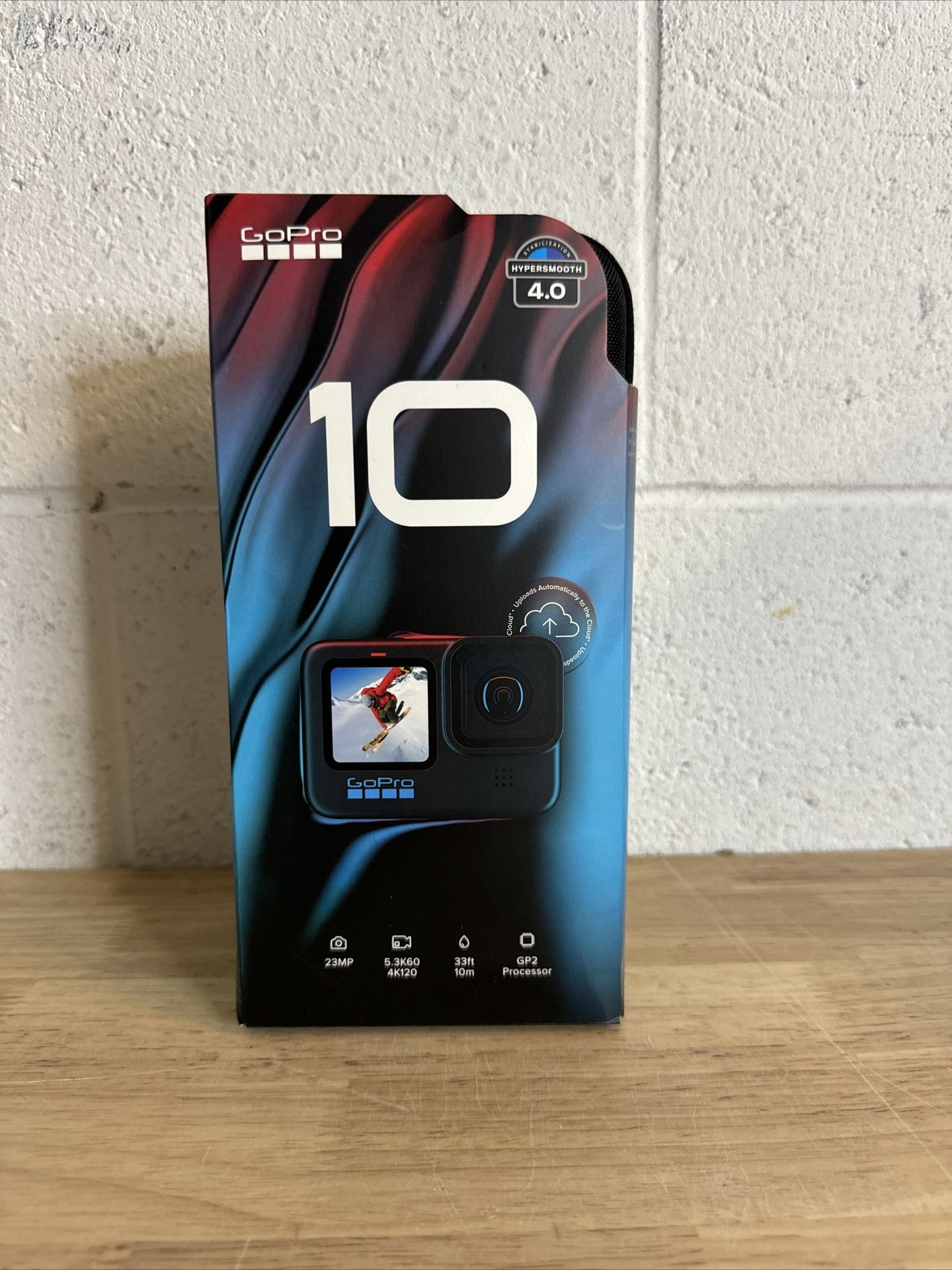 GoPro HERO 10 Black Action Camera CHDHX-101 ID CPKG1-NEW SEALED UNOPENED (E-58)
