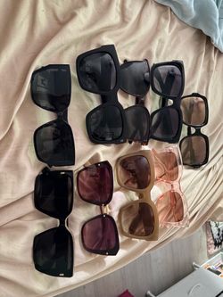 Women sunglasses & empty designer cases