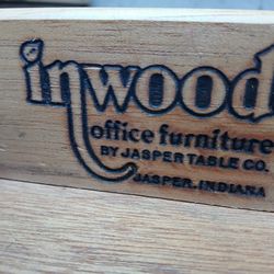 Vintage Desk $200 OBO. By Inwood 1950's, 4 Drawers, NOT finish.