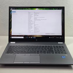 HP ZBook Fury G8 15.6" Intel Core i7-11850H 11th Gen 32GB RAM 1TB SSD Laptop
