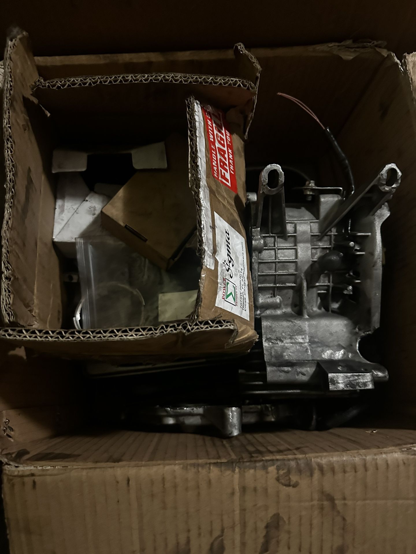 224cc Predator Block And Piston N Rods Lmk Have A Flat Top Piston Aswell