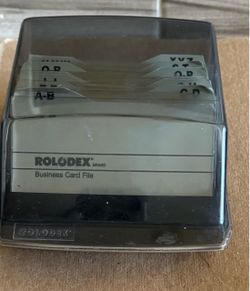 Rolodex card file