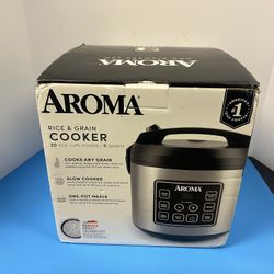 Aroma Rice & Grain Cooker 20-Cup / 5-Quart