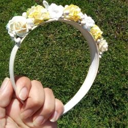 Diadema Decorada De Flores 