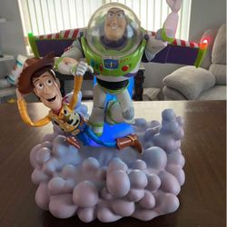 Disney Toy Story Woody And Buzz Anniversary Big Fig Statue Figurine 