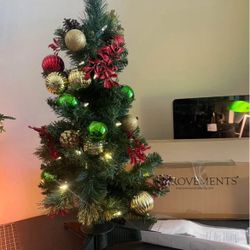 🎄✨ 2.5 FT Merry & Bright Lighted Christmas Tree - Fully Decorated & Battery Operated 🎁❄️  New in box 4 available   Pickup Location: Durango and 215 