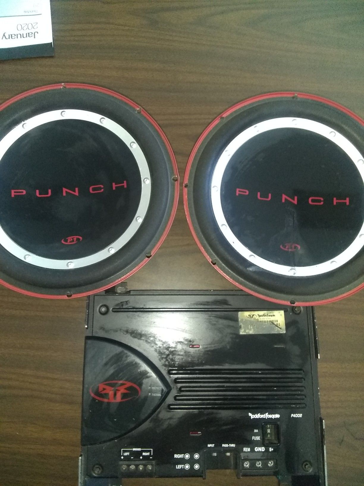Punch fosgate Amp/ punch wolfers 10's,