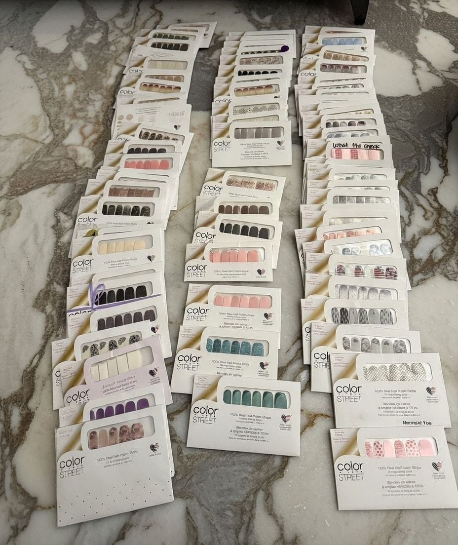 Color Street Nails Lot Some Rare Some Retired.