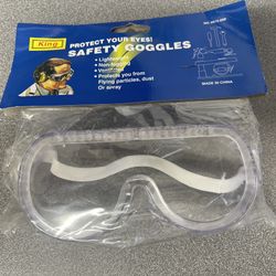 New, Sealed Safety Goggles 