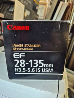 CANON EF 28-135MM LENS