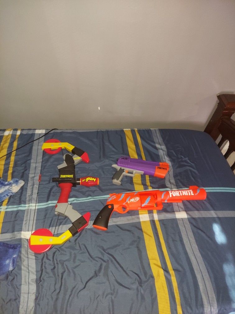 3 Nerf Fortnite Guns