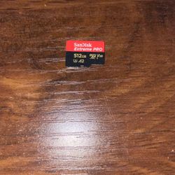 Sand disk Extreme Pro 512GB