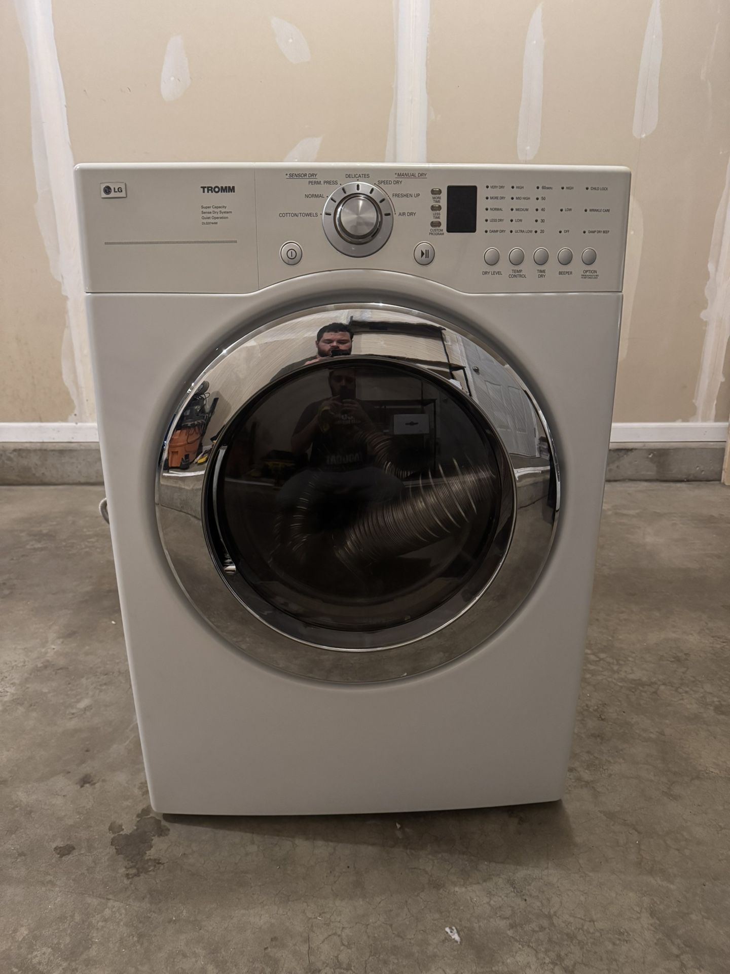 [PRICED TO SELL] LG Washer + Dryer Stackable Combo - White