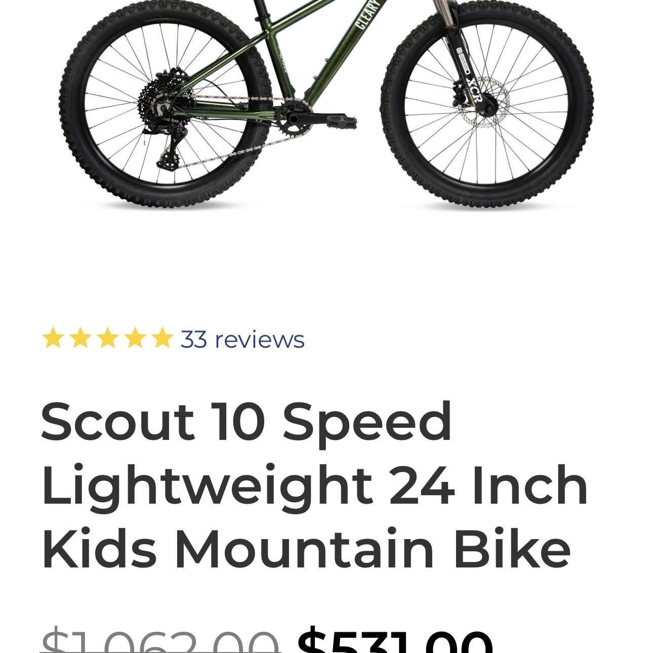 Cleary bikes scout 10 speed best sale bike