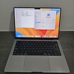 Apple MacBook Pro M1 Pro 14inch 16GB RAM 512 SSD