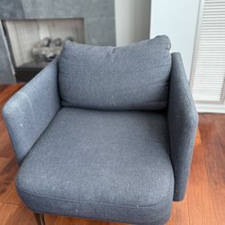 Set of 2 Modern Armchairs