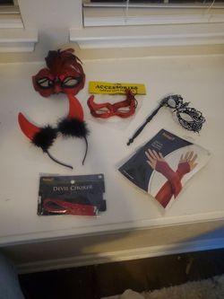Devilish Accessories And Mask For Costume 