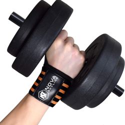 20 Inch Wrist Wraps for Weight Lifting, Bodybuilding, CrossFit, Exercise, Powerlifting, Yoga and Strength Training. Professional Grade Wrist Support