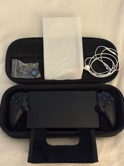 Ps Portal + black case + rgb stand + screen protector/headphones