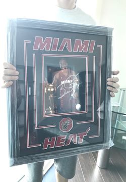 Wade Signed framed pic